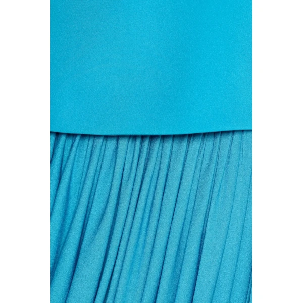 CHATS by C.Dam Shirley Dress in Cerulean Blue, view 5