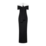 CHATS by C.Dam Sophie Dress in Black and White