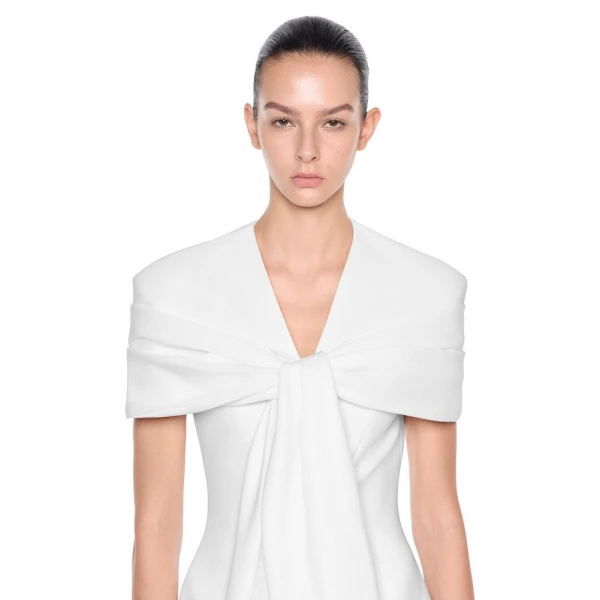 CHATS by C.Dam Sophie Dress in White, view 4