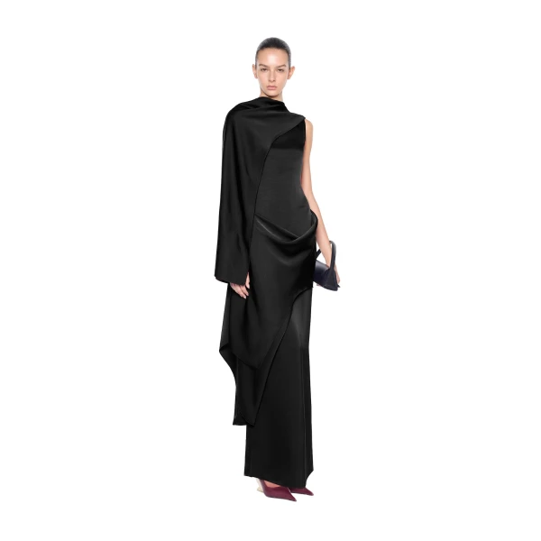 CHATS by C.Dam Veena Dress in Black, view 2
