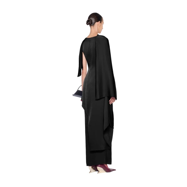 CHATS by C.Dam Veena Dress in Black, view 3