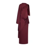 CHATS by C.Dam Veena Dress in Sangria Red