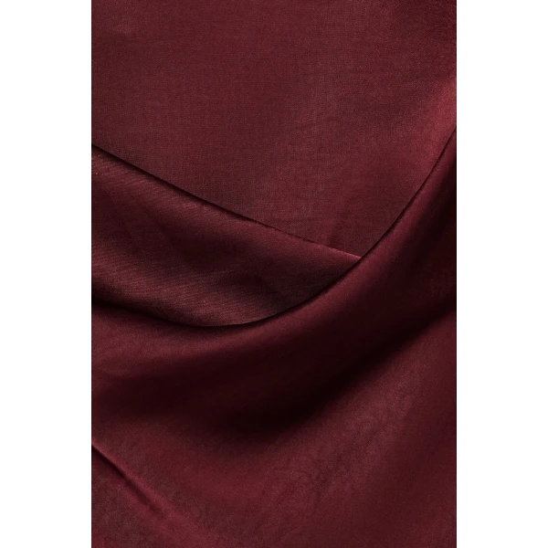 CHATS by C.Dam Veena Dress in Sangria Red, view 5