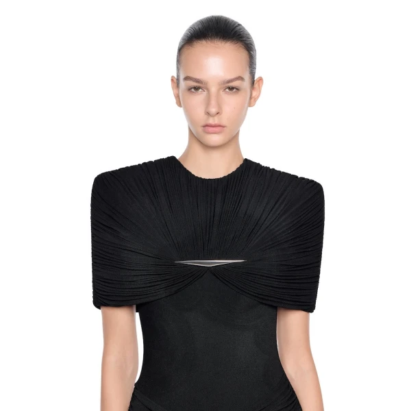 CHATS by C.Dam Virginia Dress in Black, view 4