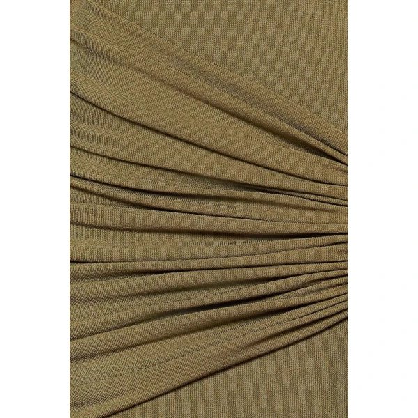 CHATS by C.Dam Virginia Dress in Brown Moss, view 5