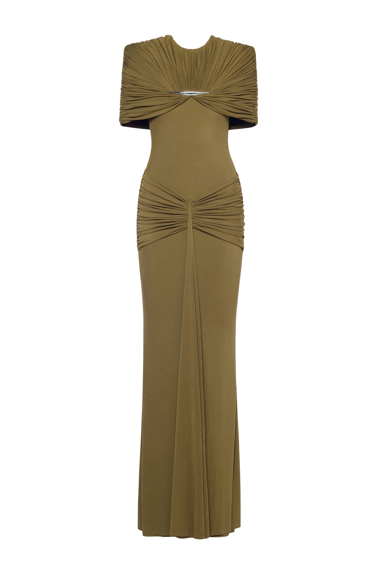CHATS by C.Dam Virginia Dress in Brown Moss CHATS by C.Dam Virginia Dress in Brown Moss