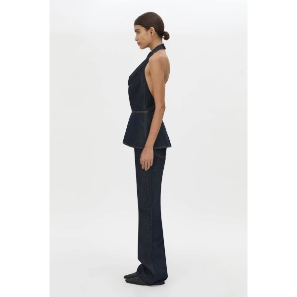 Camilla and Marc Aubrey Denim Top in Indigo, view 6 | Sleeveless | Luxury Shoes 