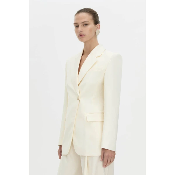 Camilla and Marc Chase Blazer in Cream, view 3 | Blazers | Luxury Shoes 