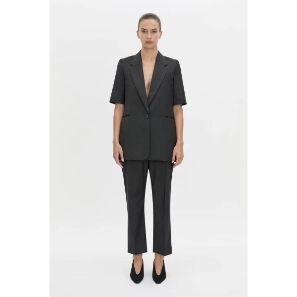 Camilla and Marc Emika Blazer in Charcoal, view 5 | Blazers | Luxury Shoes 