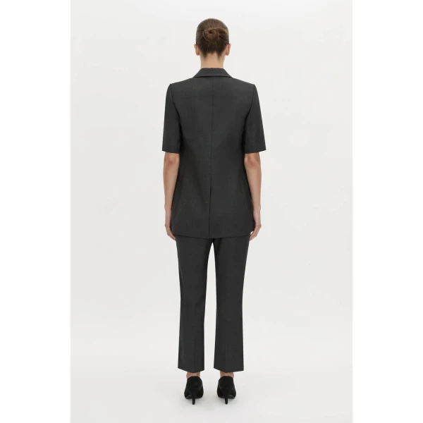 Camilla and Marc Emika Blazer in Charcoal, view 6 | Blazers | Luxury Shoes 