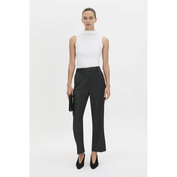 Camilla and Marc Emika Pant in Charcoal, view 2 | Tailored pants | Luxury Shoes 