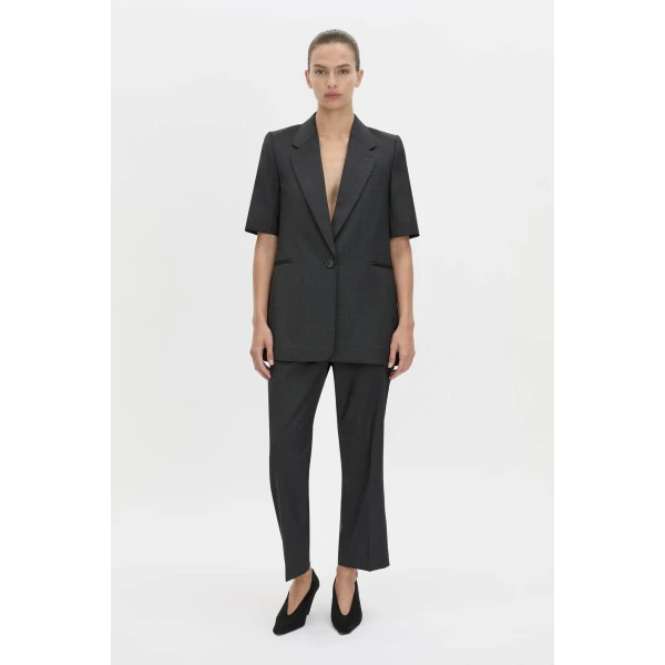 Camilla and Marc Emika Pant in Charcoal, view 4 | Tailored pants | Luxury Shoes 