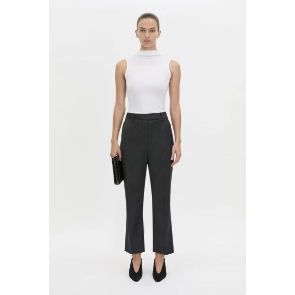 Camilla and Marc Emika Pant in Charcoal, view 5 | Tailored pants | Luxury Shoes 