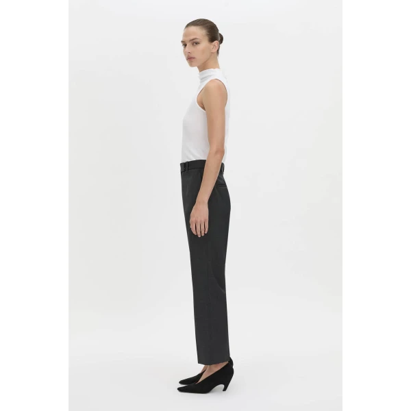 Camilla and Marc Emika Pant in Charcoal, view 6 | Tailored pants | Luxury Shoes 