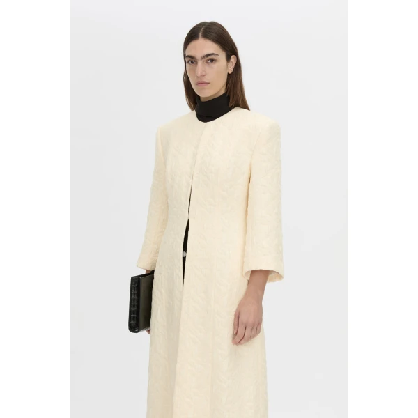 Camilla and Marc Gracia Coat in Cream, view 3 | Coats | Luxury Shoes 