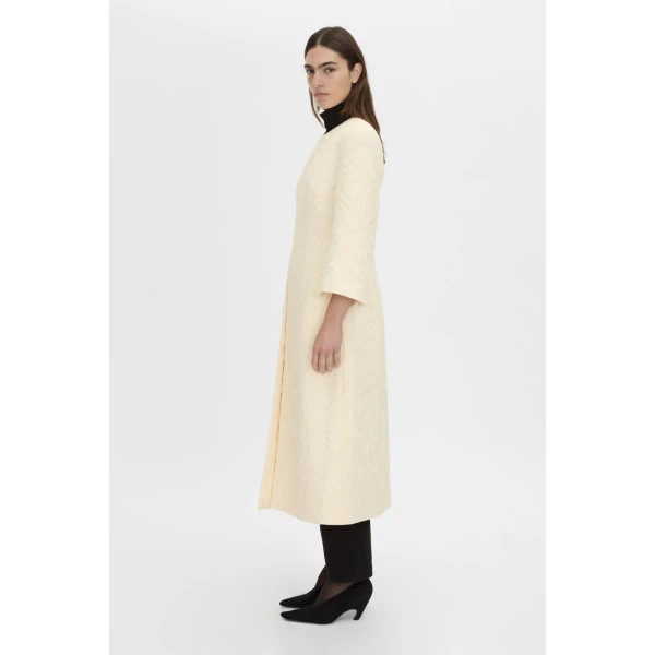 Camilla and Marc Gracia Coat in Cream, view 6 | Coats | Luxury Shoes 