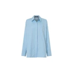 Camilla and Marc Jenie Stripe Shirt in Baby Blue Stripe | Shirts | Luxury Shoes 