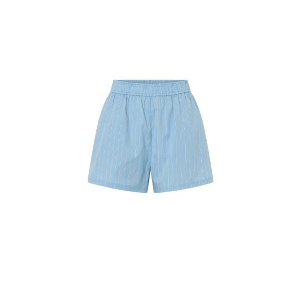 Jenie Stripe Short in Baby Blue Stripe