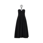 Camilla and Marc Lira Midi Dress in Black | Midi Dresses | Luxury Shoes 