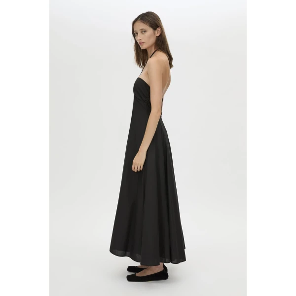 Camilla and Marc Lira Midi Dress in Black, view 4 | Midi Dresses | Luxury Shoes 