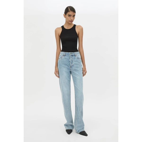 Camilla and Marc Manuela Denim Jean in Light Vintage Blue, view 2 | Denim | Luxury Shoes 