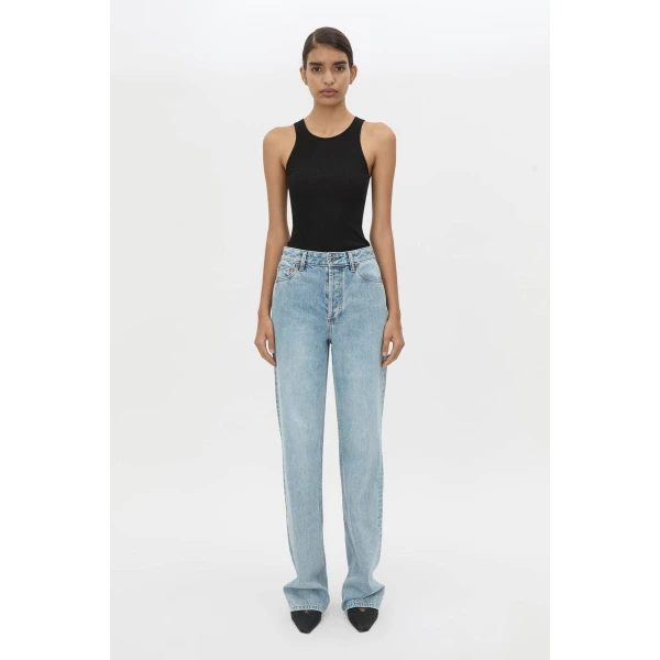 Camilla and Marc Manuela Denim Jean in Light Vintage Blue, view 4 | Denim | Luxury Shoes 