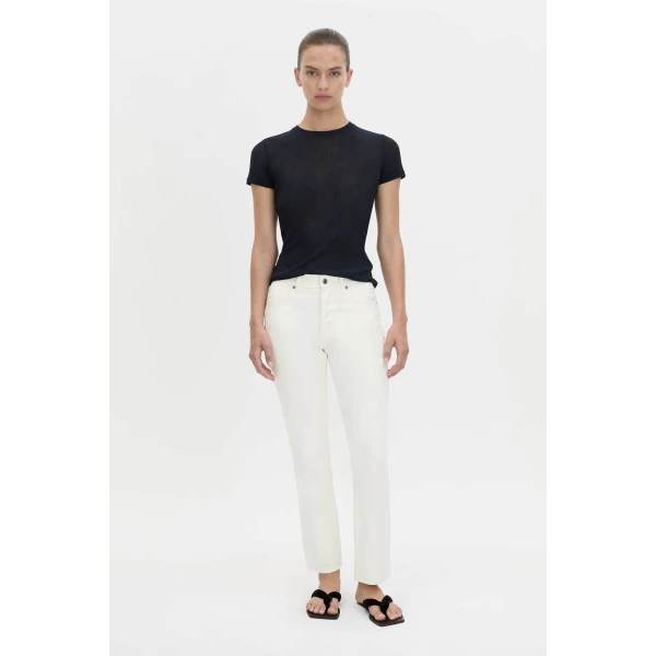 Camilla and Marc Myles Denim Jean in Salt, view 2 | Denim | Luxury Shoes 