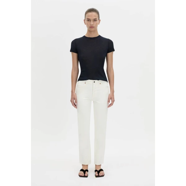 Camilla and Marc Myles Denim Jean in Salt, view 5 | Denim | Luxury Shoes 