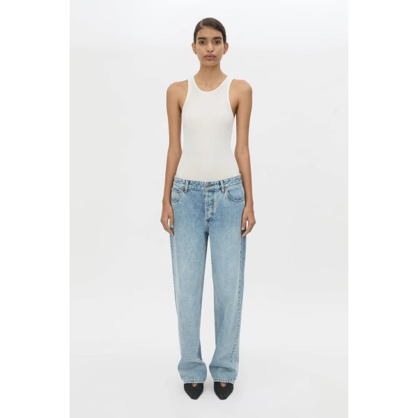 Camilla and Marc Noa Denim Jean in Light Vintage Blue, view 4 | Denim | Luxury Shoes 