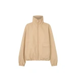 Camilla and Marc Oren Funnel Neck Jacket in Ochre Stripe | Jackets | Luxury Shoes 