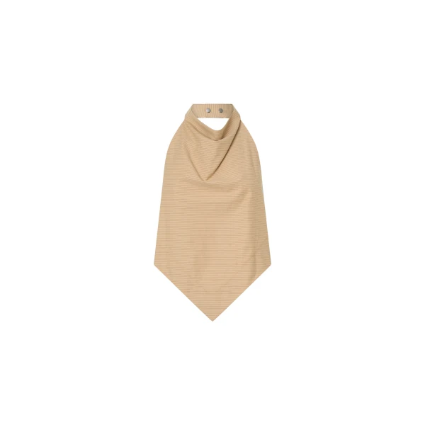 Camilla and Marc Oren Stripe Crop Top in Ochre Stripe | Cropped Top | Luxury Shoes 