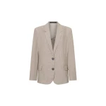 Camilla and Marc Phostre Linen Relaxed Blazer in Sand | Blazers | Luxury Shoes 