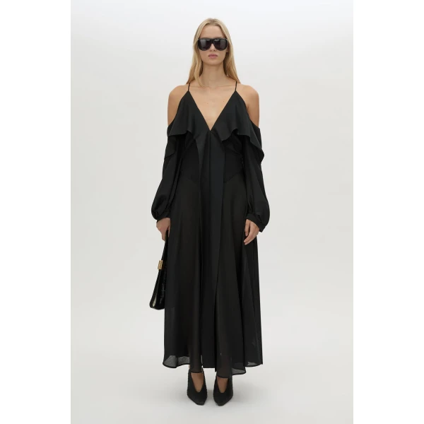 Camilla and Marc Rene Maxi Dress in Black, view 2 | Maxi Dresses | Luxury Shoes 