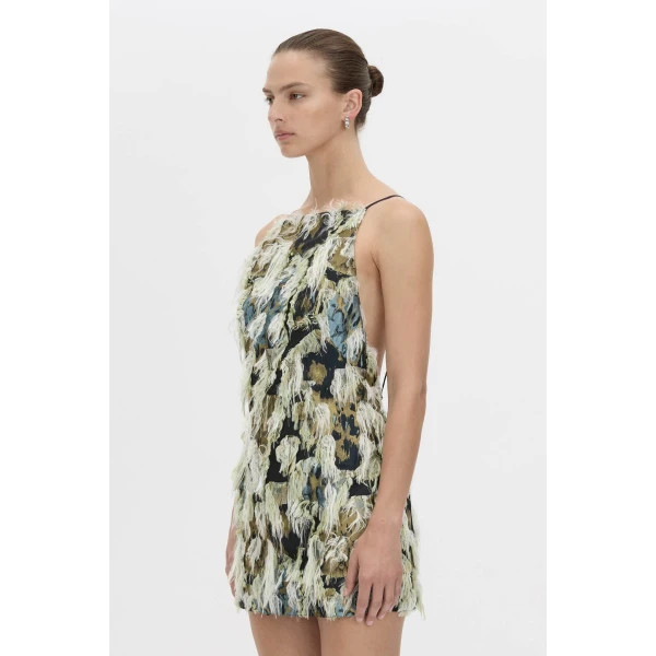 Camilla and Marc Reni Dress in Navy Multi, view 3 | Mini Dresses | Luxury Shoes 