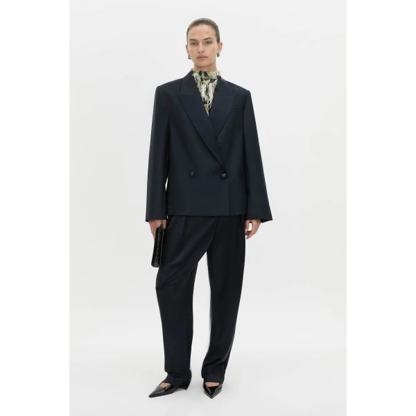Camilla and Marc Reni Top in Navy Multi, view 5 | Sleeveless | Luxury Shoes 