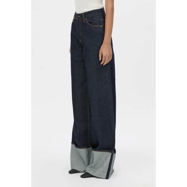 Camilla and Marc Riley Denim Jean in Indigo, view 3 | Denim | Luxury Shoes 