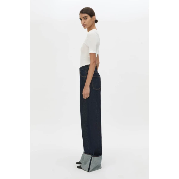 Camilla and Marc Riley Denim Jean in Indigo, view 5 | Denim | Luxury Shoes 