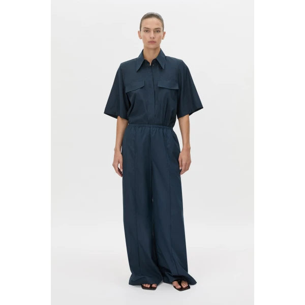 Camilla and Marc Sabi Pant in Navy, view 2 | Pants | Luxury Shoes 