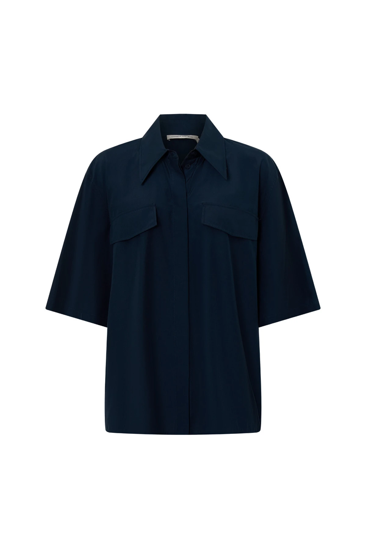 Camilla and Marc Sabi Short Sleeve Shirt in Navy Camilla and Marc Sabi Short Sleeve Shirt in Navy | Shirts | Luxury Shoes