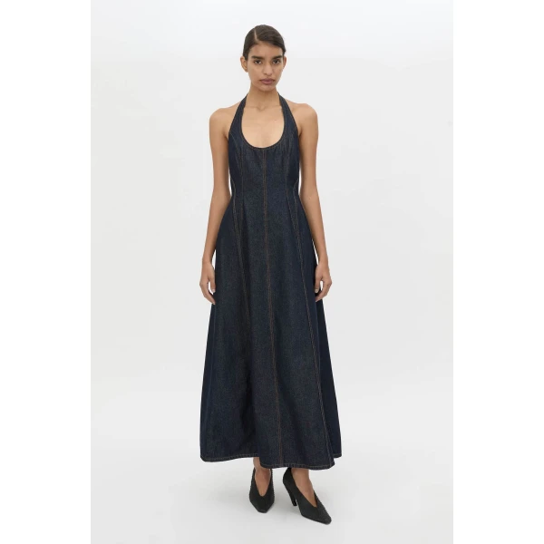Camilla and Marc Sintra Denim Dress in Indigo, view 2 | Denim Dresses | Luxury Shoes 