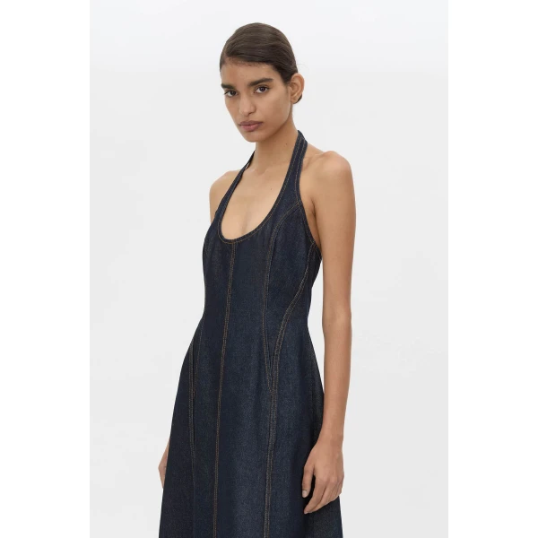 Camilla and Marc Sintra Denim Dress in Indigo, view 3 | Denim Dresses | Luxury Shoes 