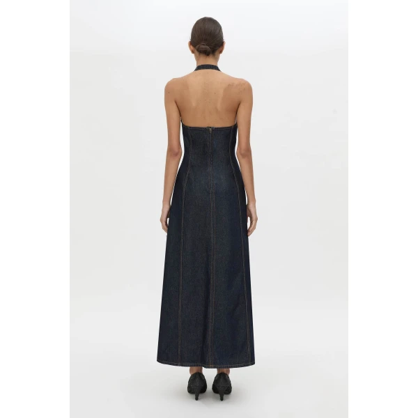 Camilla and Marc Sintra Denim Dress in Indigo, view 6 | Denim Dresses | Luxury Shoes 
