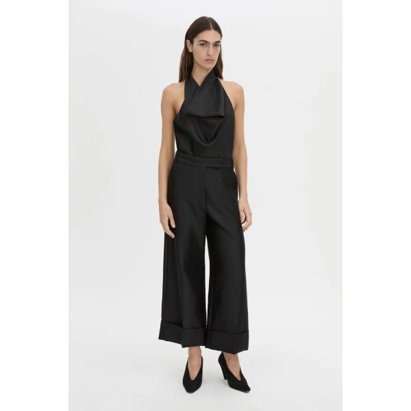 Camilla and Marc Sona Crop Pant in Black, view 2 | Pants | Luxury Shoes 