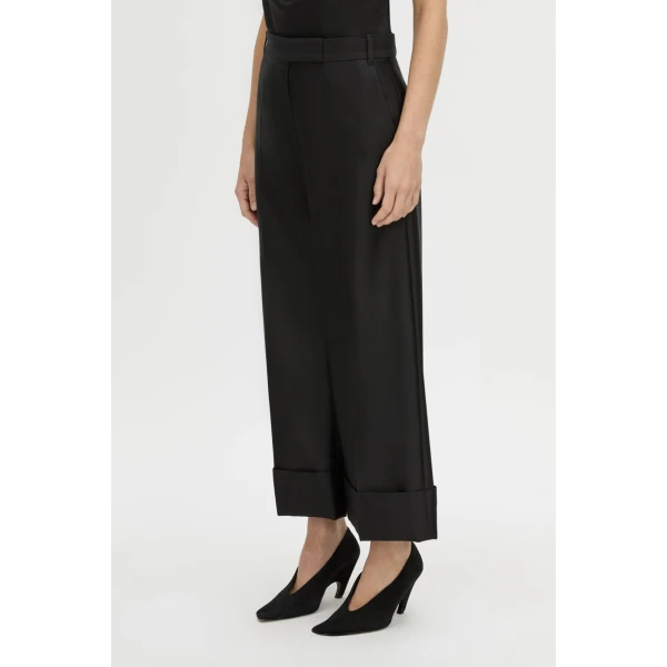 Camilla and Marc Sona Crop Pant in Black, view 3 | Pants | Luxury Shoes 