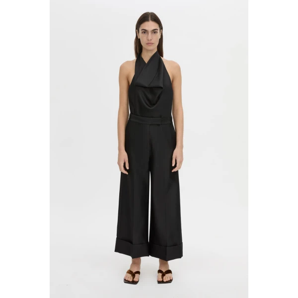 Camilla and Marc Sona Crop Pant in Black, view 4 | Pants | Luxury Shoes 