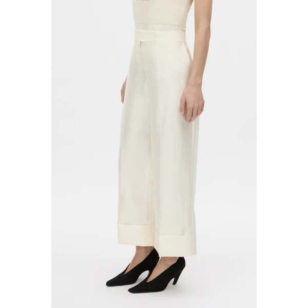 Camilla and Marc Sona Crop Pant in Cream, view 3 | Pants | Luxury Shoes 