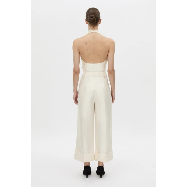 Camilla and Marc Sona Crop Pant in Cream, view 6 | Pants | Luxury Shoes 