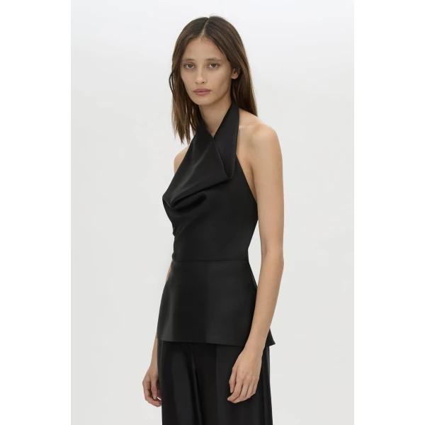 Camilla and Marc Sona Top in Black, view 3 | Sleeveless | Luxury Shoes 