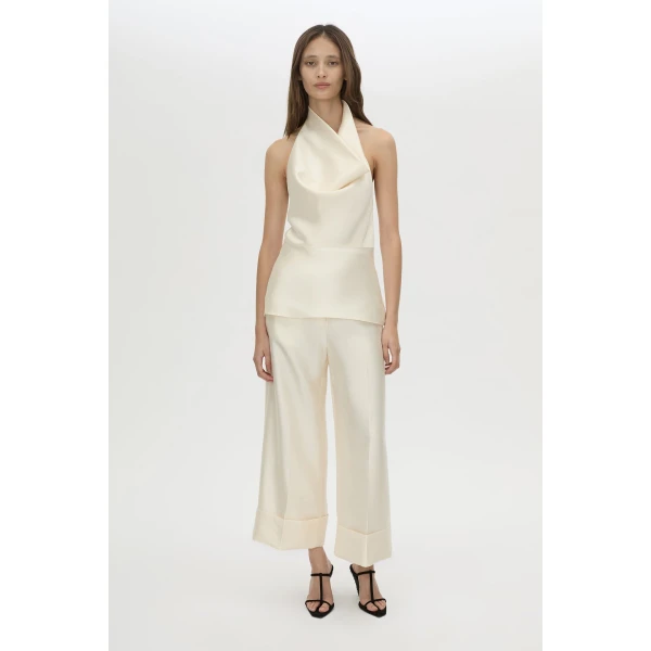 Camilla and Marc Sona Top in Cream, view 2 | Sleeveless | Luxury Shoes 