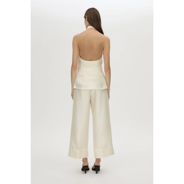 Camilla and Marc Sona Top in Cream, view 6 | Sleeveless | Luxury Shoes 